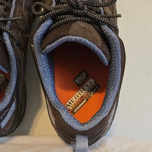 Merrell Women's Athletic Shoes In Brown And Periwinkle Color. Size 7.5M EUC - Picture 8 of 15